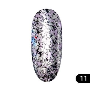 Втірка для нігтів Global Fashion Diamond foil №11, 5гр