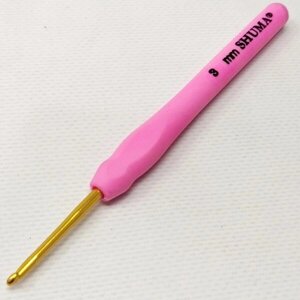 Гачок для в'язання SHUMA #3 з м'якою ручкою