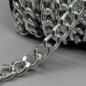 Декоративні ланцюги, колір срібло 4,0 мм