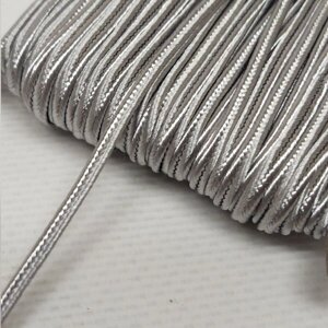 Сутажний шнур плоский 3мм - срібло в Одеській області от компании SINDTEX