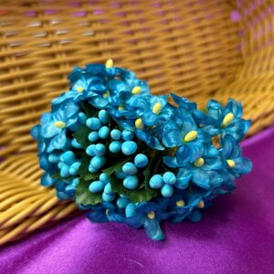 Лютики, букет 12 квіток - блакитний в Одеській області от компании SINDTEX