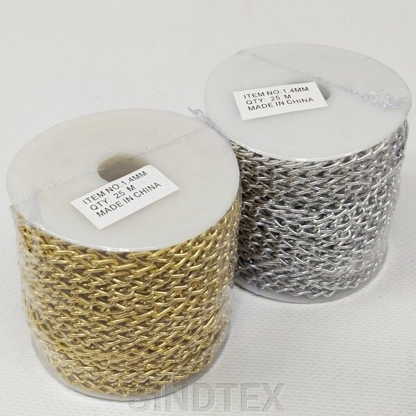 Декоративные цепи для сумок и одежды на метраж