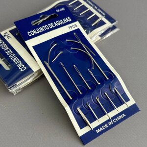 Голки CF-907 для шиття Needles (голки для шкіри ручні) - 7 шт