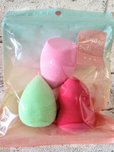 Набір спонжів для макіяжу Beauty Blender, 3шт