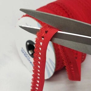 Резинка для шиття нижньої білизни (оздоблювальна) 15 мм на метраж червоний в Одеській області от компании SINDTEX