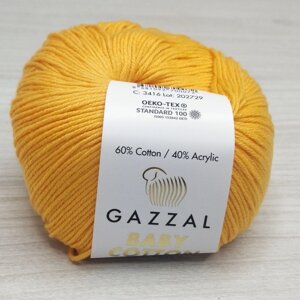 Пряжа Gazzal – Baby Cotton колір 3416 Помаранчевий