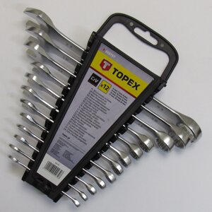 Набір ключів комбінованих Topex (6-22 мм, 12 шт.) (35D757) в Одеській області от компании SINDTEX