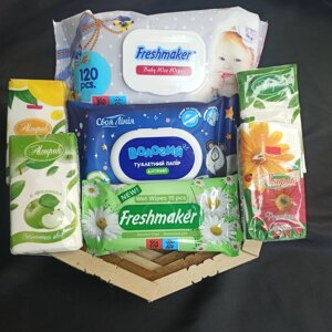 Серветки вологі Freshmarket 120шт в Одеській області от компании SINDTEX