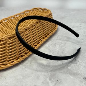 Обруч для волосся атласний 9 мм - чорний в Одеській області от компании SINDTEX