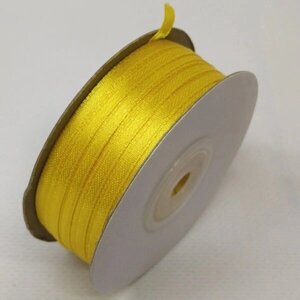 Стрічка атласна 0,3 см (3 мм) жовта в Одеській області от компании SINDTEX