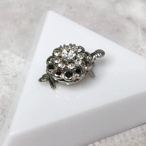 Застібка для браслетів, намиста 13 мм - сталь