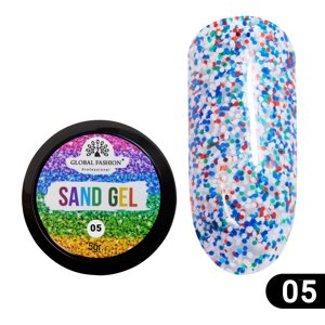 Гель-фарба "SAND GEL" Global Fashion 5 гр №05 в Одеській області от компании SINDTEX