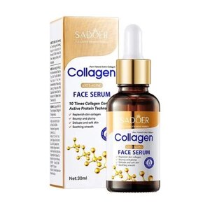 Антивікова сироватка для обличчя Collagen Anti-Aging Face Serum Sadoer, 30ml