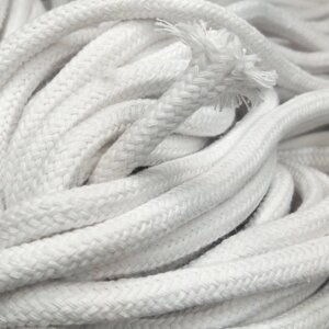Білий шнур круглий плетений 1см (хб) бавовняний в Одеській області от компании SINDTEX