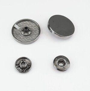 Кнопка ТАБЛІТКА - 22 мм чорний нікель 50 шт. Нержавіюча сталь (108922) в Одеській області от компании SINDTEX
