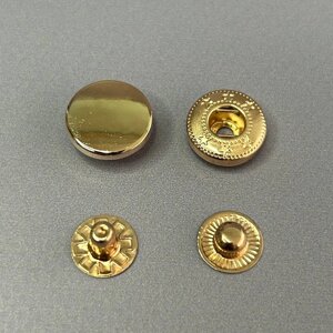 Кнопка таблетка-alfa 15 мм, упаковка 100 шт - золото в Одеській області от компании SINDTEX
