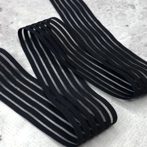 (1 метр) Сітка-резинка для білизни матова 3,5 см - чорна в Одеській області от компании SINDTEX