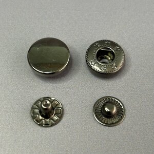 Кнопка таблетка-alfa 15 мм, упаковка 100 шт - темний нікель в Одеській області от компании SINDTEX