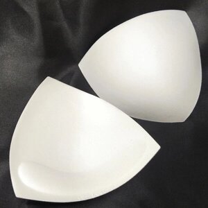 Чашки для купальників з Push Up треугольник, розмір 34 Білий