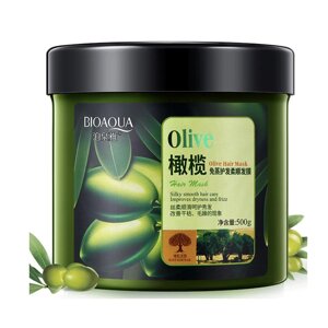 Маска для волосся з оливковою олією BIOAQUA Olive Hair Mask, 500г