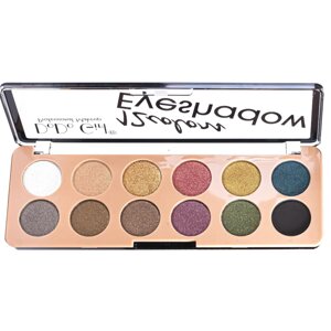 Палетка перламутрових тіней для повік DoDo Girl Eyeshadow, 12 відтінків