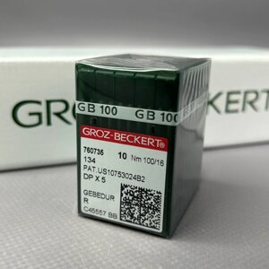 Голки для промислових машин Groz beckert DPх5/134 №100-R