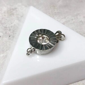 Застібка для браслетів, намиста 14 мм - сталь