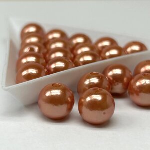 (20 грам) Намистини пластик Ø10мм - коричневий перламутр в Одеській області от компании SINDTEX