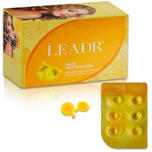 Вітамінні капсули для відновлення волосся Leadr з марокканською олією та алое вера, 6шт*1мл