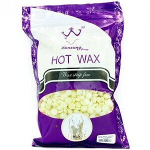 Гарячий віск у гранулах для депіляції Hot Wax Молоко, 300г