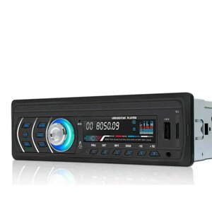 Автомагнітола 1801 с 2 виходами , USB, SD, FM, AUX, Bluetooth