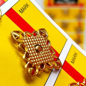 D=20 мм пришивні кнопки металеві, декоративні для шиття одягу золото в Одеській області от компании SINDTEX