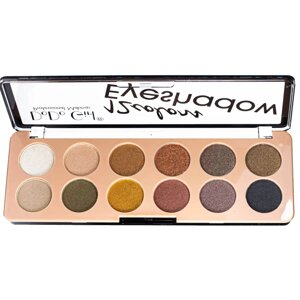 Палетка перламутрових тіней для повік DoDo Girl Eyeshadow, 12 відтінків