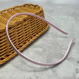 Обруч для волосся з атласною стрічкою 5мм - рожевий в Одеській області от компании SINDTEX