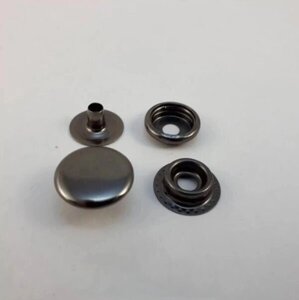 Кнопка # 61 15 мм темна нікель з нержавіючої сталі (720шт) (108808)
