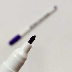 Исчезающий (водорастворимый) маркер Adger для ткани, фиолетовый