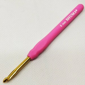 Гачок для в'язання SHUMA #6 з м'якою ручкою