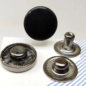 Альфа-кнопка 15 мм чорний (10шт) (103303) в Одеській області от компании SINDTEX