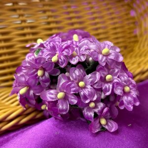 Лютики, букет 12 квіток - фіолетовий