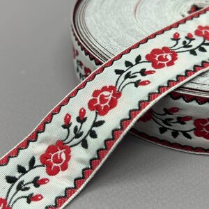 3см Тасьма національна з орнаментом - берізка червона в Одеській області от компании SINDTEX