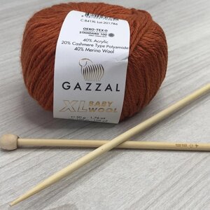 Пряжа Gazzal – Baby Wool XL колір 841 Теракот