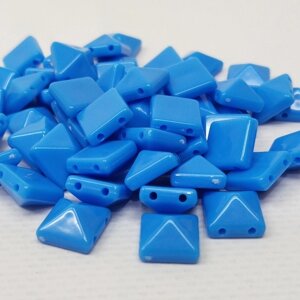 Намистини пластикові пірамідка 5х10мм - 10 гр, колір блакитний в Одеській області от компании SINDTEX