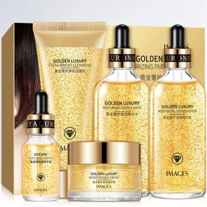 Подарунковий набір для жінок Images Golden Luxury Moisturizing із золотом, 5в1 в Одеській області от компании SINDTEX