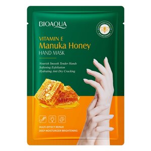 Маска-рукавички для рук Bioaqua з екстрактом меду та вітаміном Е