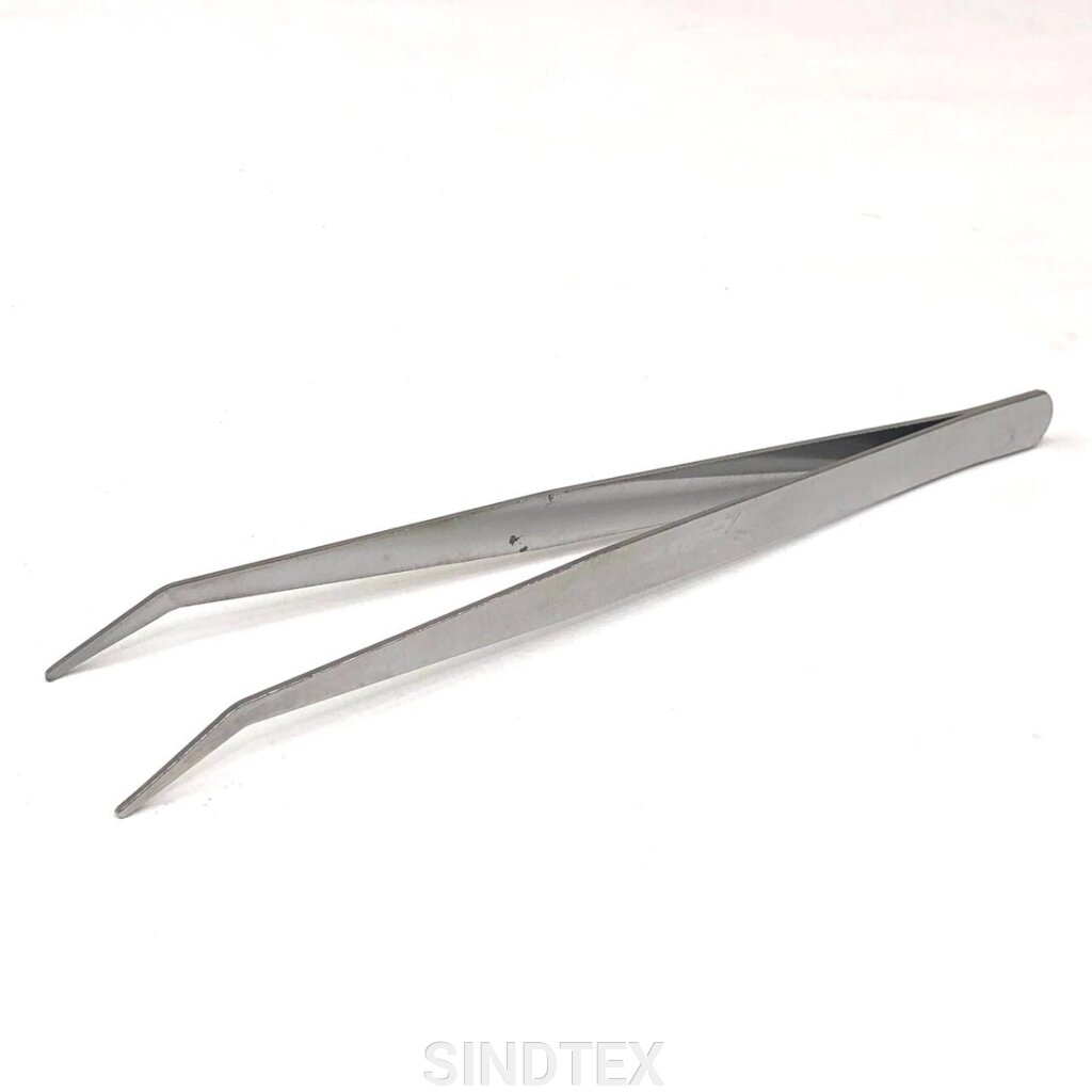 Пінцет із загнутими кінцями 15 см, Twe-7 від компанії SINDTEX - фото 1