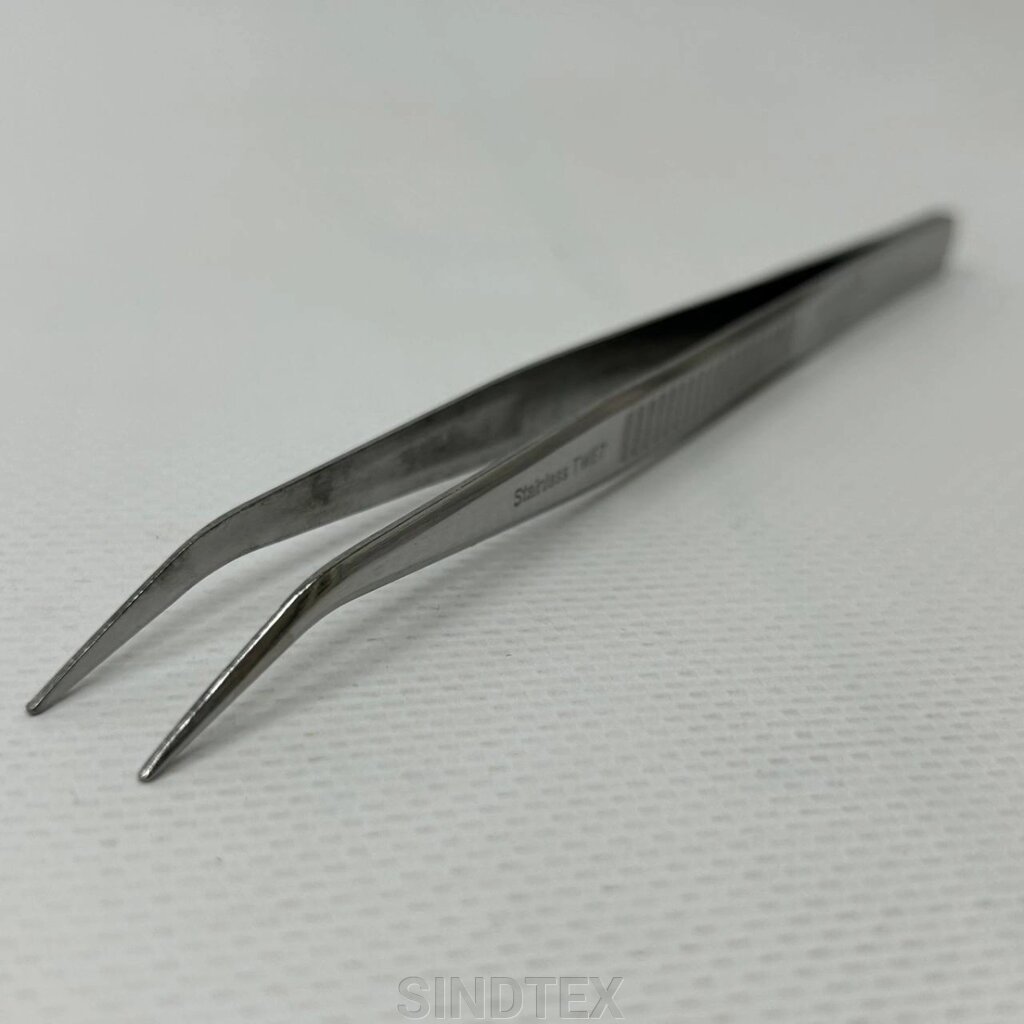 Пінцет вигнутий TWE7 - 15 см від компанії SINDTEX - фото 1