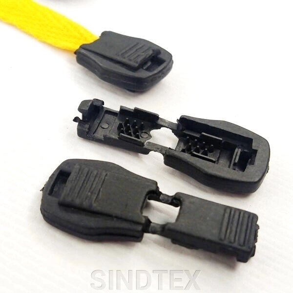 Пластиковий кінцевик (наконечник) для шнура чорний від компанії SINDTEX - фото 1
