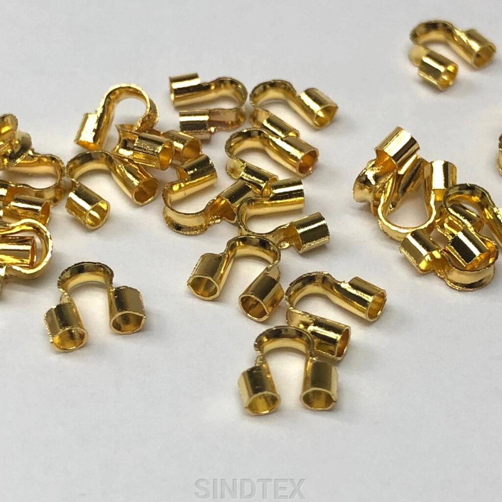 Протектор для троса 5 мм - 3г/уп - лимонне золото від компанії SINDTEX - фото 1