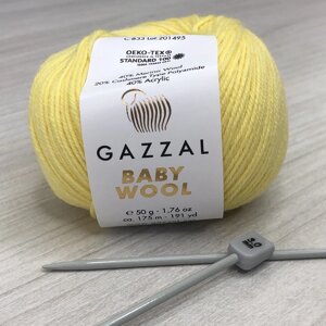 Пряжа Gazzal – Baby Wool колір 833
