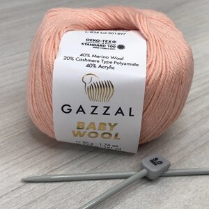 Пряжа Gazzal – Baby Wool колір 834
